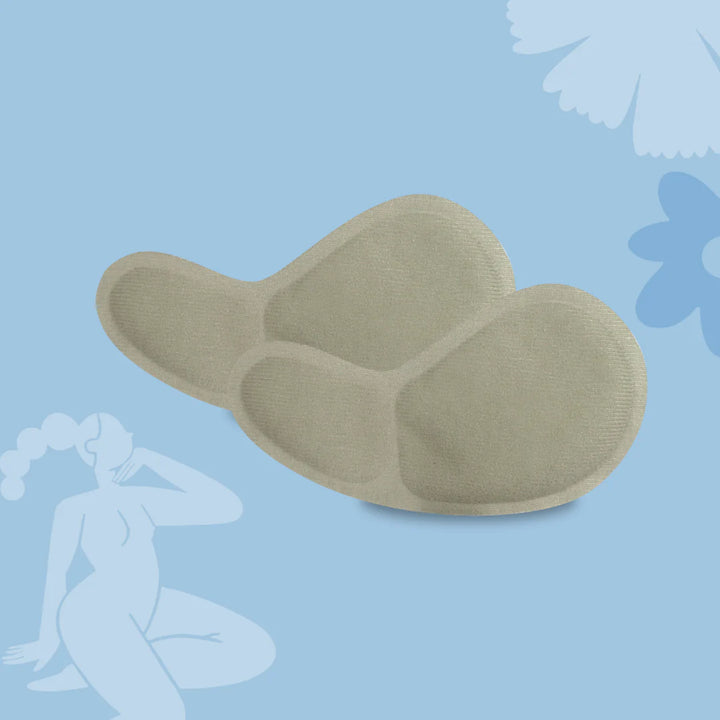 Keep Me Cool by Issviva includes soft, reusable cooling bra inserts designed to soothe hot flushes and provide all-day comfort.