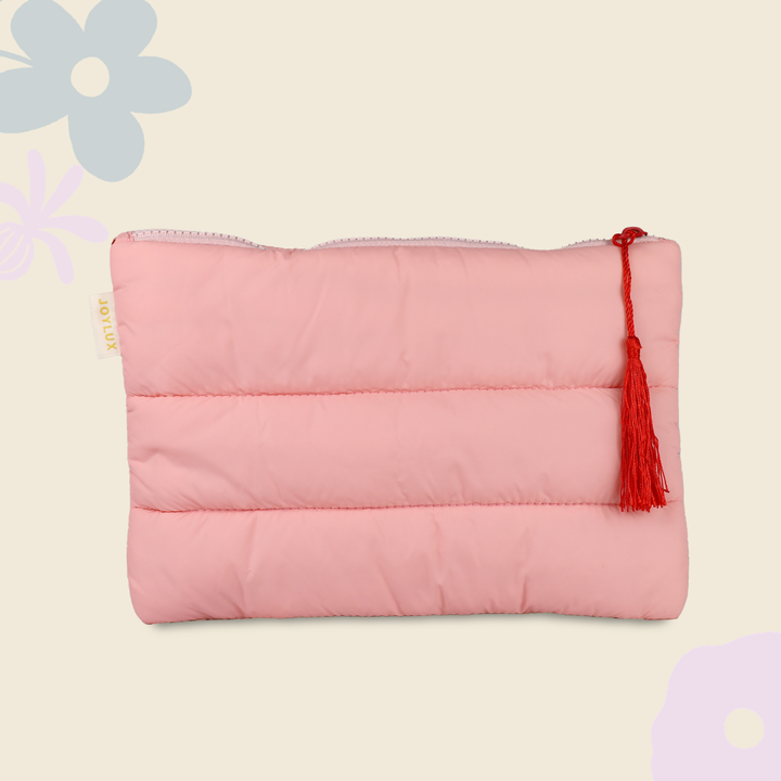 Pink Puffer Travel Bag